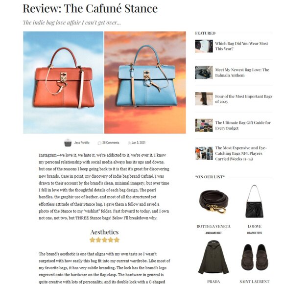 Cafune Stance Wallet in Artichoke NWT and dustbag - Picture 9 of 13